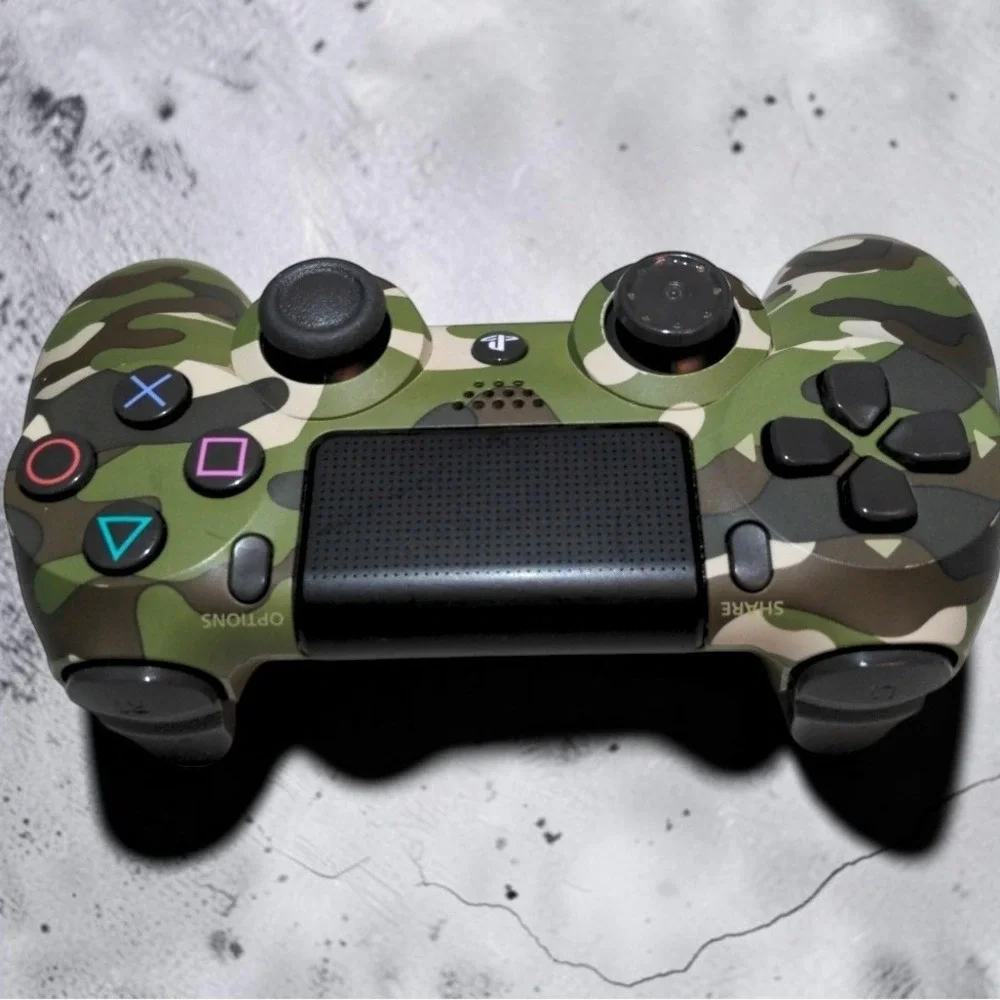 Sony PlayStation 4 PS4 DualShock Wireless Controller Green Camo CUH-ZCT2U Works